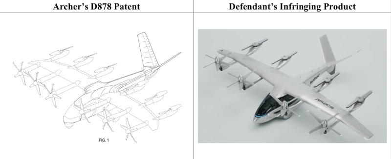 Разработчик аэротакси Archer Aviation обвинил конкурента Vertical Aerospace в воровстве разработок