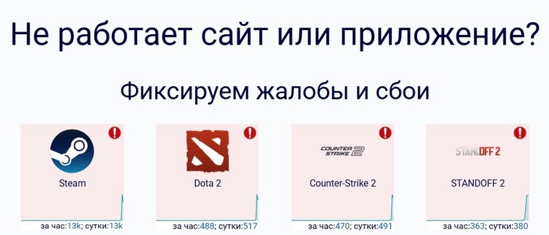 У Steam произошёл массовый сбой: миллионы игроков не могут войти в CS2, Dota 2 и другие игры