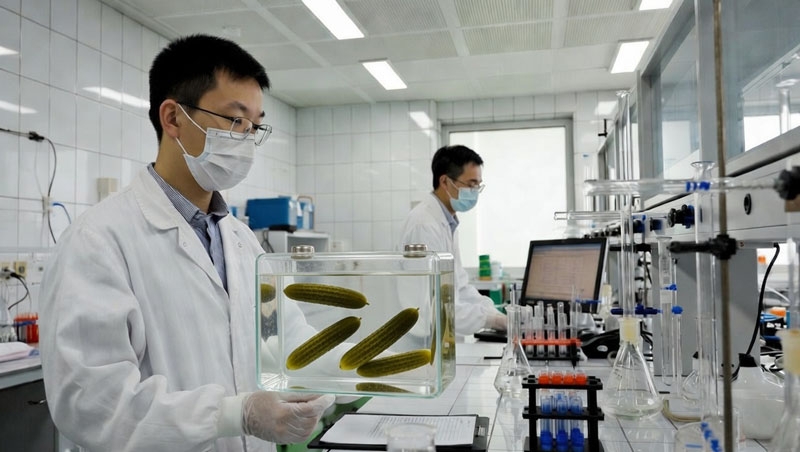 В Китае создали настолько экологически чистый аккумулятор, что в его электролите можно было бы солить огурцы