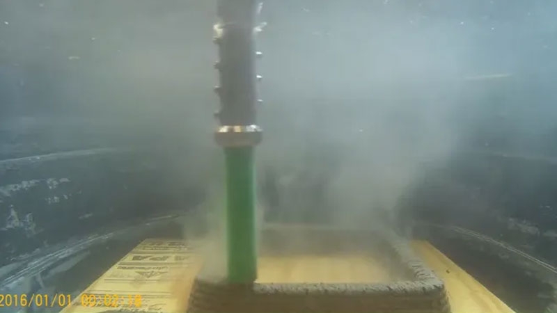 В США создали подводный 3D-принтер, печатающий бетоном прямо на морском дне