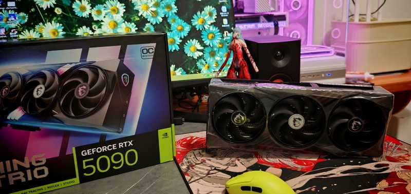 Видео: GeForce RTX 5090 устроила огненное шоу прямо при первом запуске &mdash; и случай не гарантийный