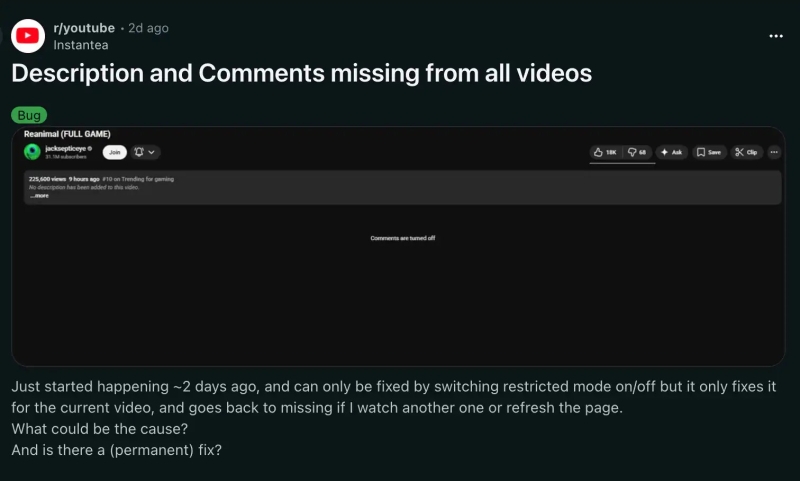 YouTube усугубил войну с блокировщиками рекламы &mdash; пользователям начали отключать комментарии и описания роликов
