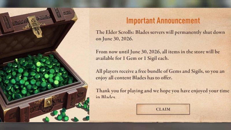 Bethesda подтвердила дату смерти The Elder Scrolls: Blades