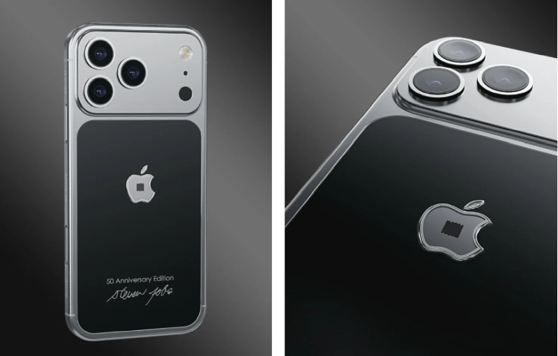 Caviar представила роскошные iPhone 17 в честь 50-летия Apple &mdash; есть даже с кусочком водолазки Стива Джобса