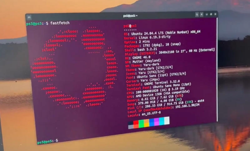 Энтузиаст превратил Sony PlayStation 5 в игровой ПК под Linux и запустил на ней GTA V