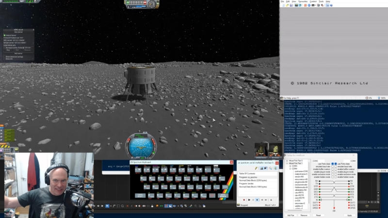 Энтузиаст совершил виртуальную посадку на Луну с помощью 40-летнего компьютера ZX Spectrum