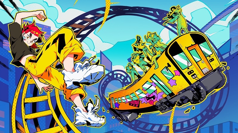 Головокружительный трейлер подтвердил дату выхода Denshattack! — безумного платформера про неподвластный гравитации поезд