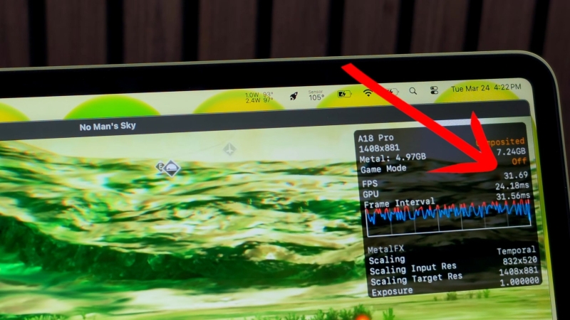 К MacBook Neo приделали жидкостный кулер — производительность в No Man’s Sky удвоилась