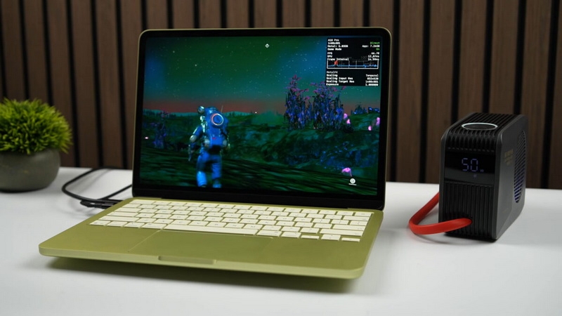 К MacBook Neo приделали жидкостный кулер — производительность в No Man’s Sky удвоилась