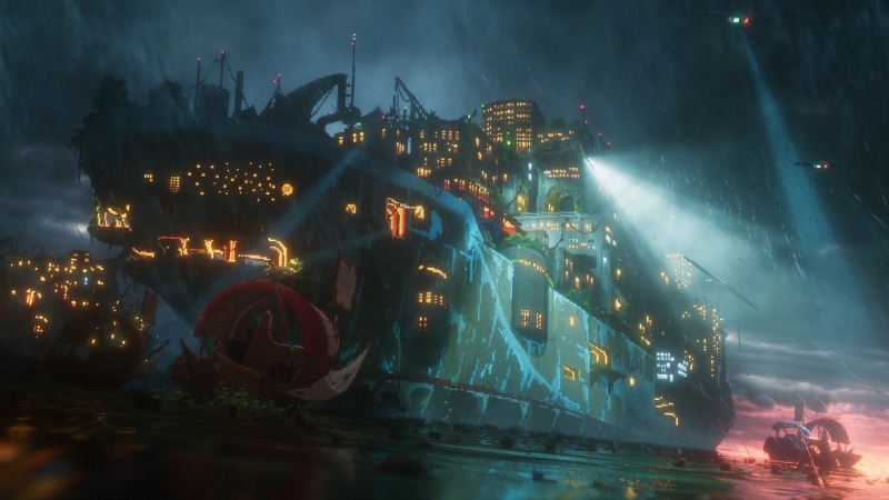 Киберпанковый инди-долгострой The Last Night готовится выйти из тени &mdash; разработчик заворожил игроков новыми кадрами