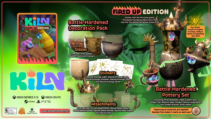 Мультиплеерный гончарный боевик Kiln от создателей Psychonauts получил дату выхода и готовится к открытой &laquo;бете&raquo; в Steam