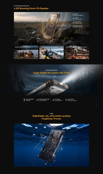 Надёжный защищённый смартфон OSCAL PILOT 6 с тепловизионной камерой поступил в продажу