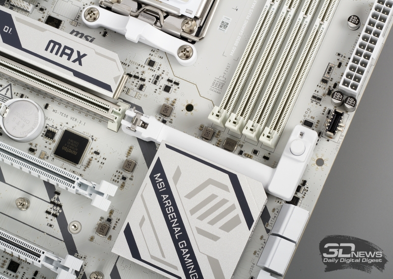Обзор MSI MAG B850 GAMING PLUS MAX WIFI: плата для крутых игровых сборок в белом &laquo;кузове&raquo;