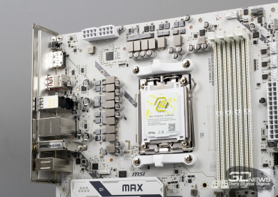Обзор MSI MAG B850 GAMING PLUS MAX WIFI: плата для крутых игровых сборок в белом &laquo;кузове&raquo;