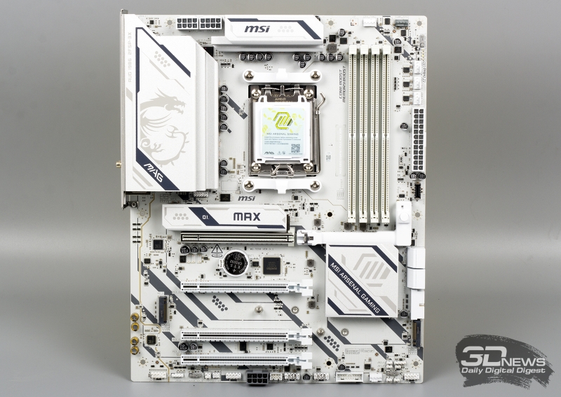 Обзор MSI MAG B850 GAMING PLUS MAX WIFI: плата для крутых игровых сборок в белом &laquo;кузове&raquo;