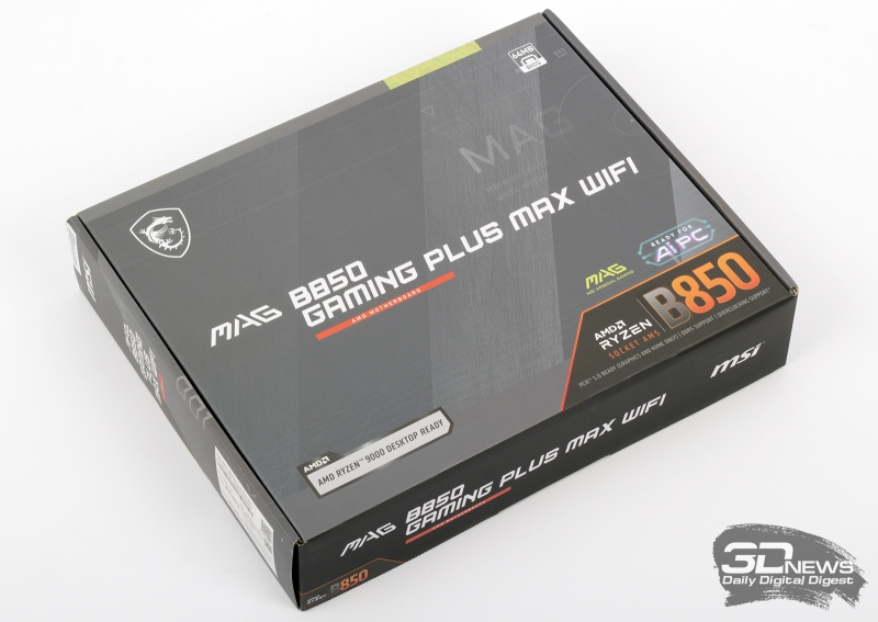 Обзор MSI MAG B850 GAMING PLUS MAX WIFI: плата для крутых игровых сборок в белом &laquo;кузове&raquo;