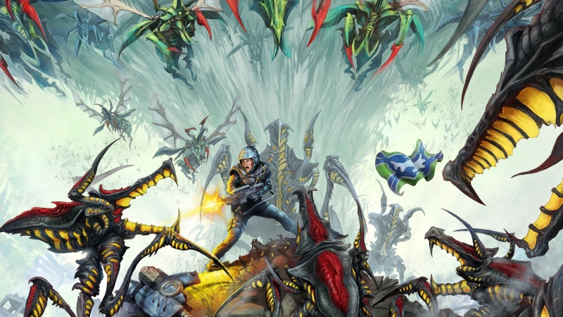 Олдскульный шутер Starship Troopers: Ultimate Bug War позволит стать арахнидом  &mdash; 13 минут геймплея в режиме жуков