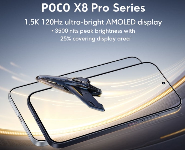 Poco вскоре представит мощные смартфоны Poco X8 Pro и X8 Pro Max