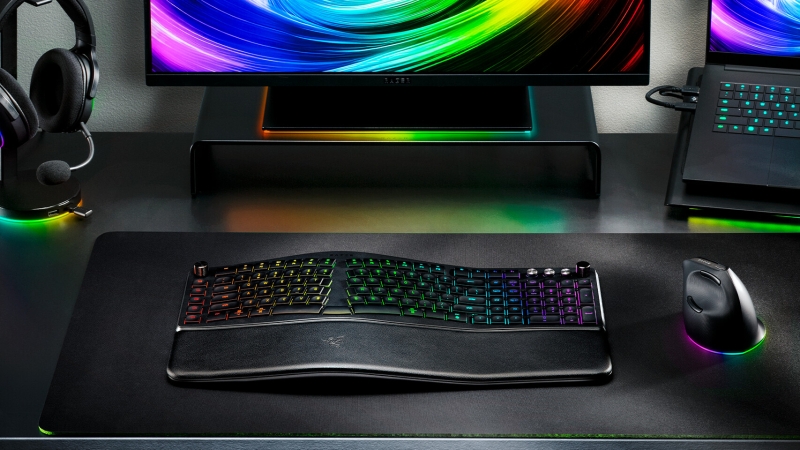 Razer выпустила клавиатуру Pro Type Ergo с двумя пробелами