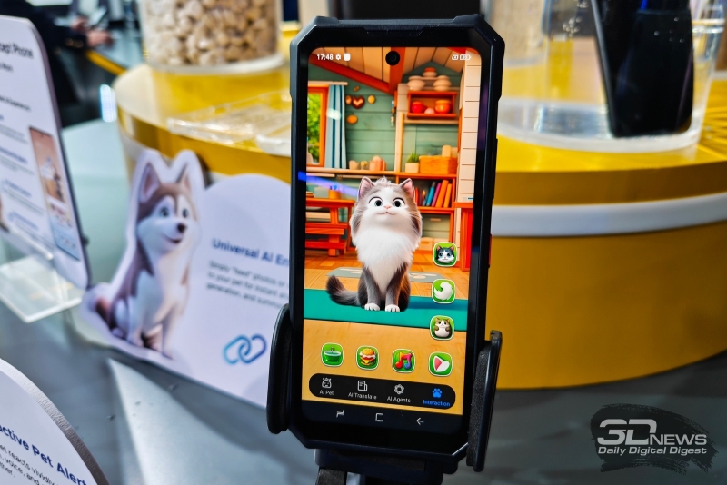 Репортаж со стенда Doogee на MWC 2026: концепт с ИИ-питомцем, неубиваемый смартфон с тепловизором и носимые гаджеты