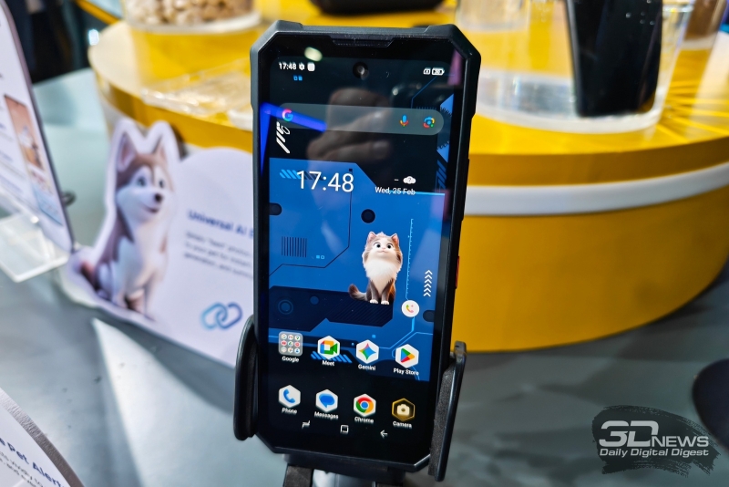 Репортаж со стенда Doogee на MWC 2026: концепт с ИИ-питомцем, неубиваемый смартфон с тепловизором и носимые гаджеты