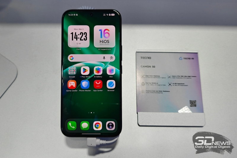 Репортаж со стенда TECNO на MWC 2026: флагманы CAMON 50,&nbsp;ИИ, смелые концепты и коллаборация с&nbsp;Tonino Lamborghini