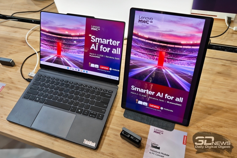 Робофон, модульный ноутбук, смартфон с прикуривателем и не только: чем удивила MWC 2026