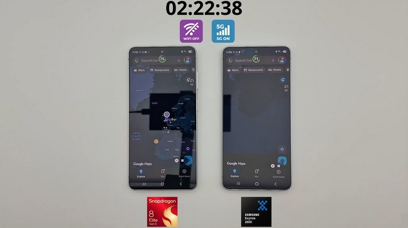 Samsung Galaxy S26 на чипе Exynos 2600 провалился в тесте автономности
