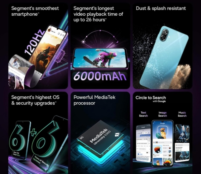 Samsung выпустила 140-долларовый смартфон Galaxy M17e &mdash; Dimensity 6300, 50-Мп камера и батарея на 6000 мА&middot;ч