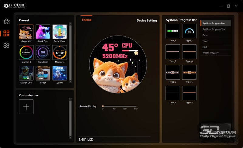 Система жидкостного охлаждения ID-Cooling FX360 LCD: кому котиков? Недорого