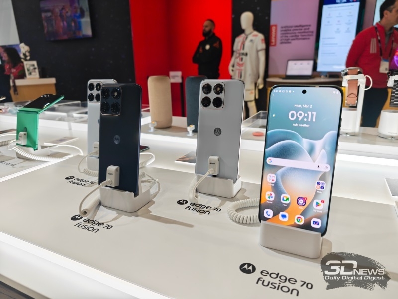 Смартфон Motorola Edge 70 Fusion оснастили изогнутым 144-Гц&nbsp;дисплеем и чипом Snapdragon 7s Gen 3