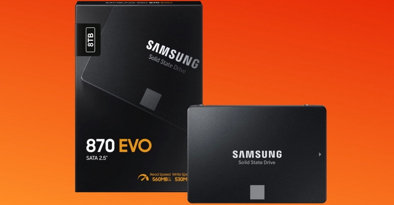 Старый, но не бесполезный: Samsung выпустила 8-Тбайт SSD 870 EVO с интерфейсом SATA и ценой &euro;1260
