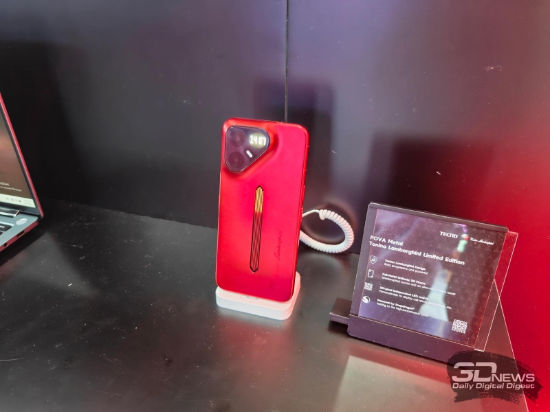 Tecno и Tonino Lamborghini представили серию дизайнерской электроники &mdash; от смартфонов до геймерского мини-ПК