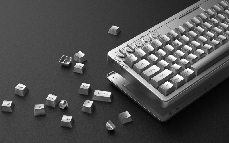 8BitDo выпустила механическую клавиатуру Retro 68 AP50 за $500 в стиле компьютера Apple II