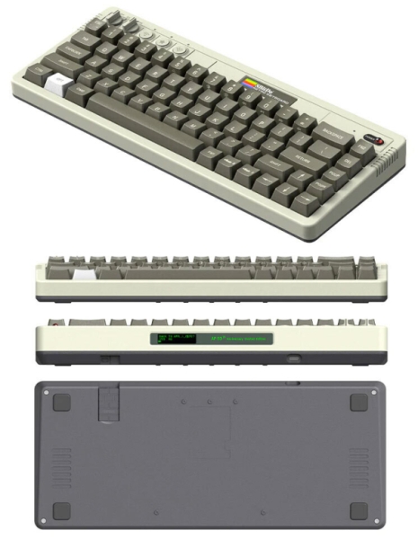 8BitDo выпустила механическую клавиатуру Retro 68 AP50 за $500 в стиле компьютера Apple II