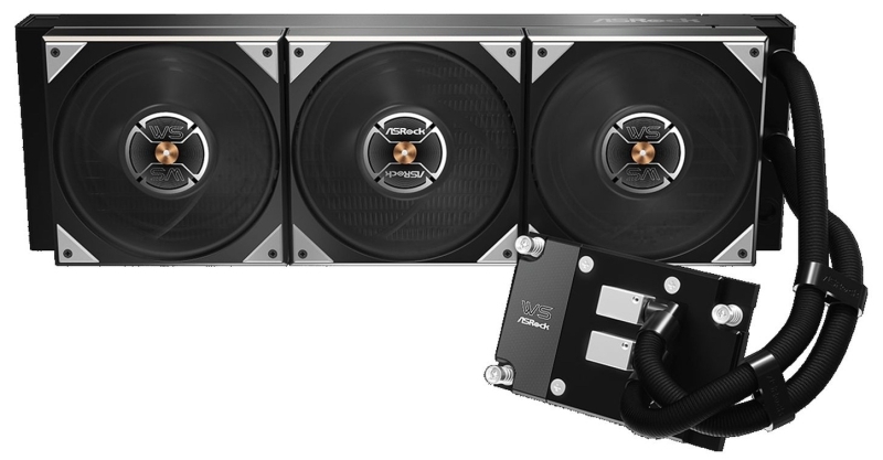 ASRock представила мощные СЖО WS 360D для чипов AMD Threadripper и Intel Xeon W