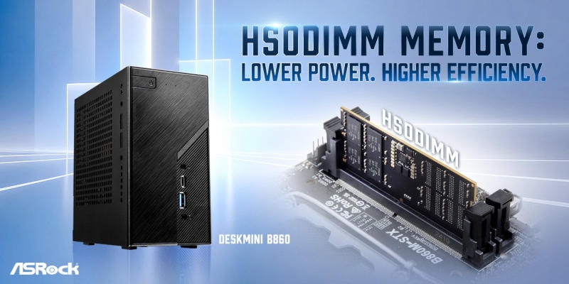 ASRock вместе с TeamGroup придумали новый тип модулей памяти DDR5 &mdash; HUDIMM для дешёвых ПК