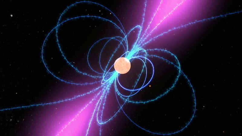 Астрономы нашли у миллисекундных пульсаров радиоизлучение на краю их магнитосферы