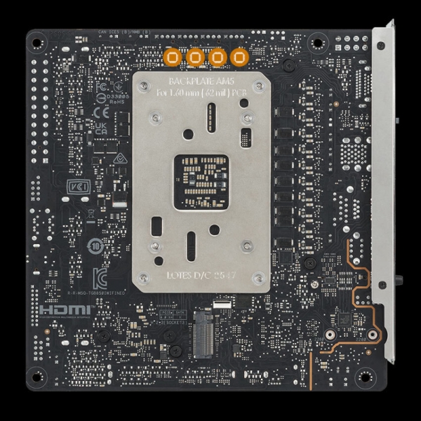 Asus представила первую плату Mini-ITX серии TUF &mdash; TUF Gaming B850I WIFI Neo для Ryzen