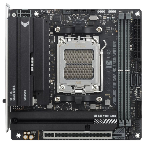 Asus представила первую плату Mini-ITX серии TUF &mdash; TUF Gaming B850I WIFI Neo для Ryzen