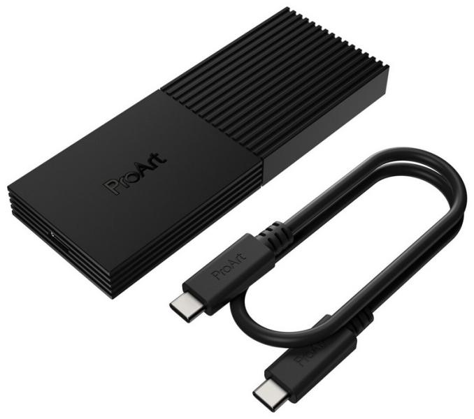 Asus выпустила ProArt PA40SU &mdash;&nbsp;внешний контейнер для M.2 SSD со скоростью до 40 Гбит/с