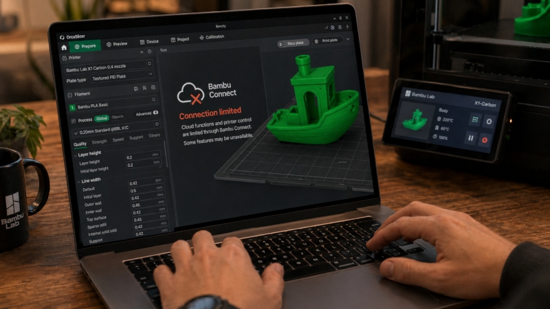 Bambu Lab пригрозила судом разработчику, который бесплатно вернул 3D-принтерам отключённые функции