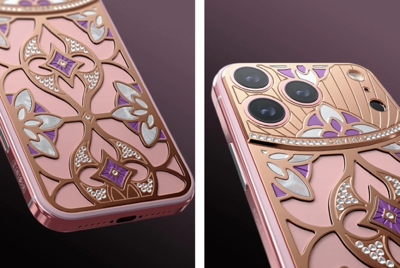 Caviar представила четвёрку розовых iPhone 17 Pro и Pro Max, украшенных золотом и бриллиантами