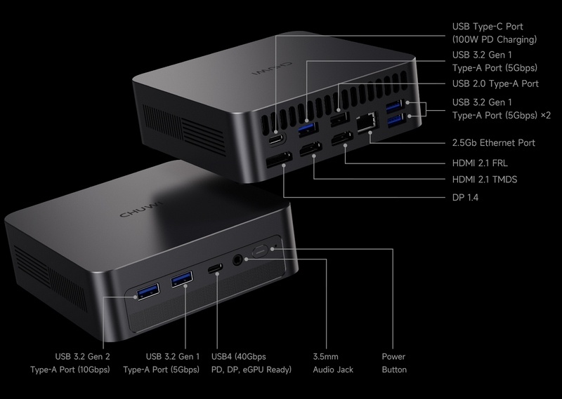 Chuwi представила мощный мини-ПК AuBox X на настоящем&nbsp;Intel Core Ultra