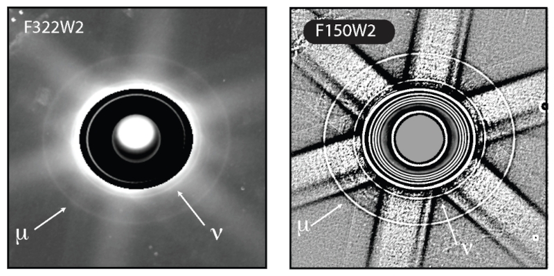 &laquo;Джеймс Уэбб&raquo; построил первый полный спектр колец Урана и указал на неизвестные луны