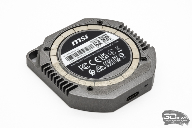 Экспресс-тест внешнего SSD-накопителя MSI Datamag 40Gbps