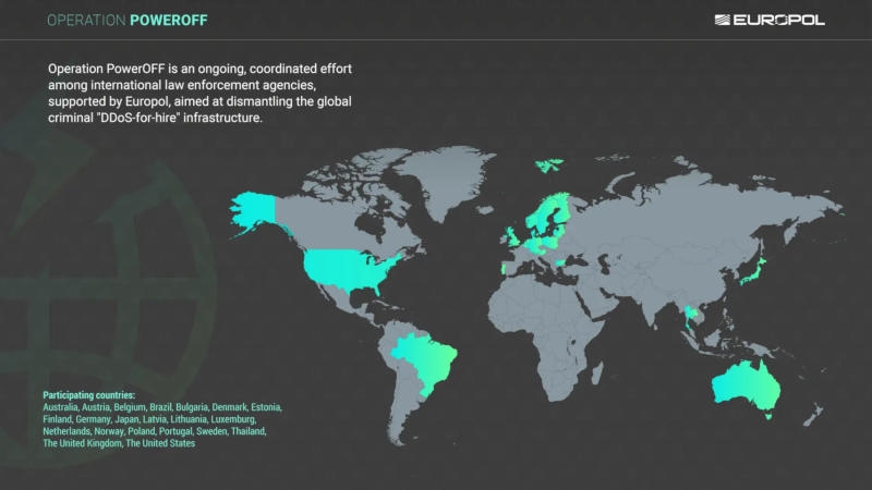 Европол попросил 75&nbsp;000 человек прекратить DDoS-атаки