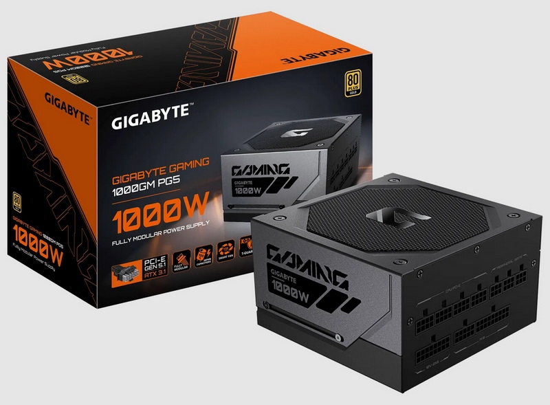 Gigabyte представила блоки питания Gaming &mdash; до 1000 Вт и защита T-Guard от выгорания 12V-2x6