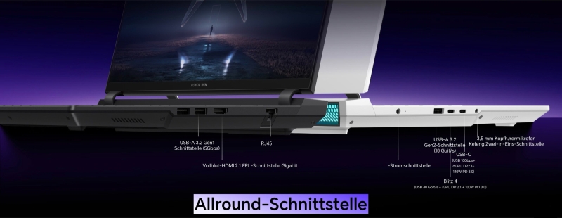 Honor представила мощный игровой ноутбук Win H9 с шестёркой вентиляторов для тихой работы