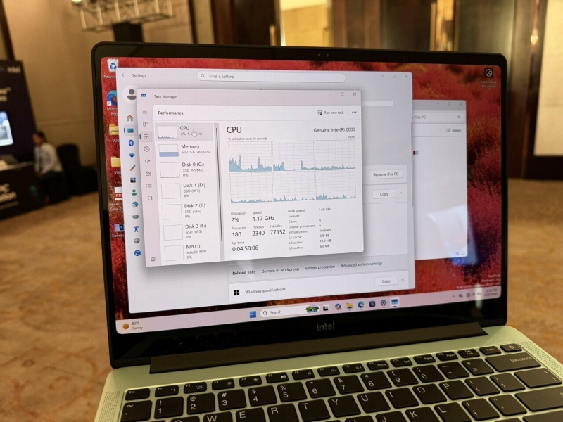 Intel показала эталонный ноутбук на Wildcat Lake&nbsp;&mdash; он похож на MacBook Neo
